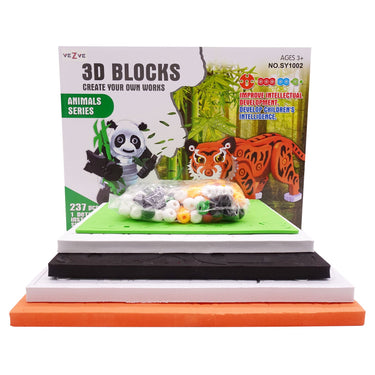 237 pieces 3d animal series puzzle blocks